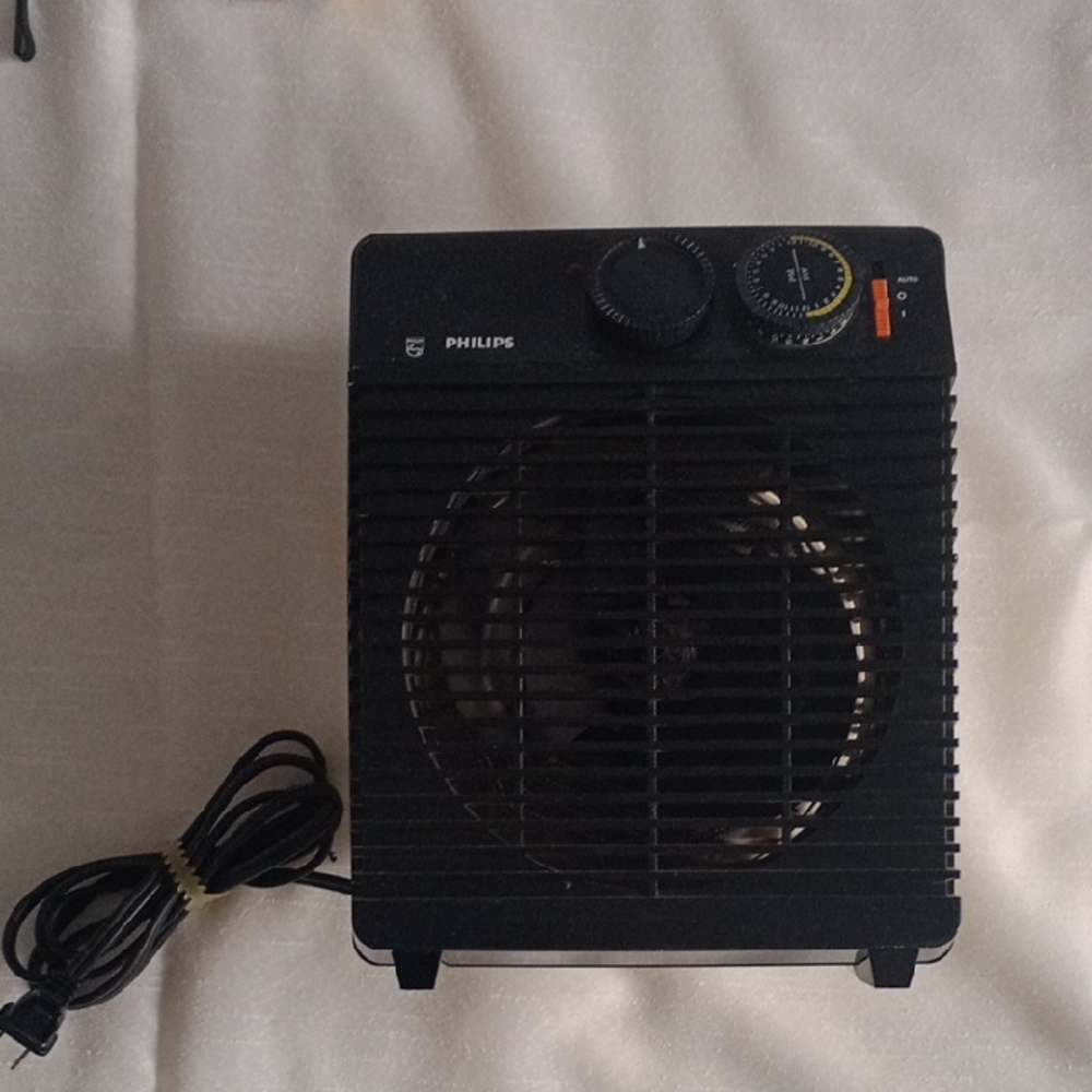 Philips Black Electric Fan Heater